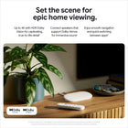 Google TV Streamer - 4K - Porcelain-More space, more entertainment: With 32 GB of storage, you can install more of your favourite apps. So you'll always have a wide variety of entertainment to choose from
