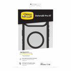 OtterBox - Étui Defender Pro XT MagSafe avec Holster pour iPhone 17 Air en Emballage en Vrac - Côté obscur Noir-Le rebord de l'écran maintient l'affichage en suspension en toute sécurité sur les surfaces