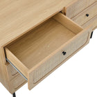 Modway Chaucer 6-Drawer Compact Dresser - Oak-Assembly Required