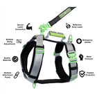 Healthy Harness Ultimate Urban Premium Dog Harness - Black - Extra Small-Multiple leash attachment points-front clip for training, back clip for casual walks, and a sturdy handle for emergencies