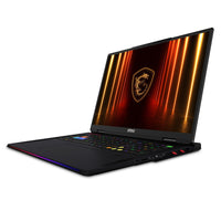 MSI Raider18 HX AI 18" UHD+ Gaming Laptop - Ryzen R9-9955HX3D - RTX5080 - 2TB NVMe SSD - 64GB RAM - Win11 Pro - Midnight Black-Processor: Ryzen 9 9955HX3D