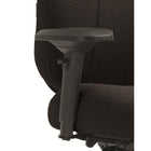 Staples - Fauteuil à basculements multiples à dossier haut ObusForme Professional, Fusion en houille, noir-Réglage de la hauteur du dossier assisté d’un mécanisme à rochet permettant de soulever ou de baisser le support lombaire pour le placer dans votre région lombaire, réduisant ainsi les risques de maux de dos