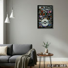 Rush Tour History Collage - Framed Print - 27" x 38"-Ready to hang - arrives fully assembled