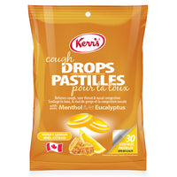 Kerr's Cough Drops Lozenges - Honey Lemon-Made in Canada