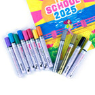 Pentel Paint Marker - Medium Point - 4PC Pack - Assorted Colours Sky Blue - Green - Violet - Blue-Permanent, oil-based ink and pigment-based colour: This opaque waterproof formula ensures long lasting results, making it indispensable in professional environments such as factories and warehouses