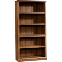 Sauder 5 Shelf Bookcase, Washington Cherry-The 5-Shelf Bookcase has three adjustable shelves