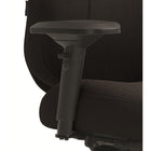 Staples - Fauteuil à basculements multiples à dossier moyen ObusForme Professional, Fusion en houille, noir-Réglage de la hauteur du dossier assisté d’un mécanisme à rochet permettant de soulever ou de baisser le support lombaire pour le placer dans votre région lombaire, réduisant ainsi les risques de maux de dos