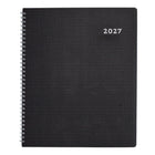 Brownline - 2027 agenda hebdomadaire DuraFlex avec couverture en poly texturé en deux pièces – 11 po x 8 1/2 po – noir-Horaire de rendez-vous de 7 h a.m.
à 8 h 45 p.m., à intervalles de 15 minutes
du lundi au vendredi