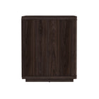 Manhattan Comfort Evelyn 32" Modern 1-Drawer Nightstand 2-Piece Set - Brown-Perfect for Bedside Storage, Lamps or Display Items