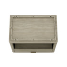 Manhattan Comfort Evelyn 32" Modern 1-Drawer Nightstand - Natural-30 Day Limited Manufacturer's Warranty