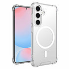 Blu Element DropZone Rugged Compatible with MagSafe for Galaxy S25 - Clear-Reinforced AirPockets shock absorbing corners