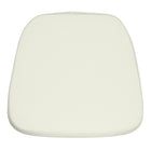 Flash Furniture Soft Ivory Fabric Chiavari Chair Cushion-Soft Chair Cushion