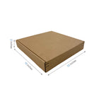 Reliabag - Boîtes d'expédition en papier kraft ondulé auto-adhésives - 13" x 13" x 2" - Paquet de 40-40 pièces expédiées à plat, économisez de l'espace de stockage