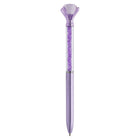 Merangue Diamond Ballpoint Twist Pen with Crystals - 1.0 mm - Black Ink - Assorted Colours-Assorted colours in pink, purple, rose, and blue (colour choice not available for online orders)