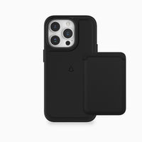 LBT Switch Mag Wallet For iPhone 15 Pro Max - Black-Easily access your cards with convenience
