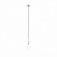 Modway Skylark Pendant Light - Clear/Polished Nickel-Modern 1-Light Pendant