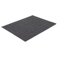 Edgewood Herringbone Medium Traffic Carpet Mat - 3' W x 10' L - Charcoal-Medium Traffic