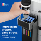 Epson - T542 Bouteille d’encre - Capacité standard - Jaune-Modèles compatibles: ET-5150, ET-5170, ET-5180, ET-5800, ET-5850, ET-5880, ET-16600, ET-16650, ST-C8000, ST-C8090