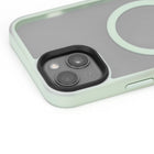 TUFF8 Glide Guard Rugged Case For iPhone 15 Plus - Light Green-Screen & Camera Protection: Designed with a raised lip for the lens and bezel of the screen to protect your camera, flash, and screen against scratches when placed face down