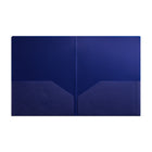Staples Twin-Pocket Poly Portfolios - Blue - 5 Pack-Ideal for storing documents, charts, reports, proposals and more