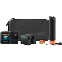 GoPro HERO13 Black Action Camera and Accessories Bundle-HERO13 Black is compatible with the HB-Series Lenses that let you instantly set up your camera for a variety of specialty shots. The Ultra Wide Lens Mod is the ultimate POV lens for action-packed scenes and epic landscapes.