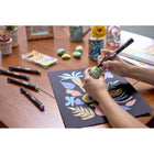 Sharpie Creative Water-Based Acrylic Paint Markers - Fine Tip - Assorted - Set of 12-No need to shake—simply uncap and create! For best results, store markers horizontally