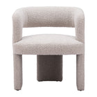 Zuo Java Accent Chair - Sandy Beige-Shearling style fabric