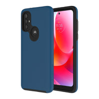 AXS PROTech Dual-Layered Anti-Shock Case with Military-Grade Durability for Motorola Moto G Power (2022) - Cobalt Blue-Shock resistant