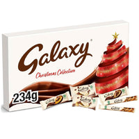 Mars Galaxy Christmas Collection Selection Box - 244g-Delicious chocolate selection, including Galaxy Smooth Caramel, Smooth Milk, 2 x Ripple, Cookie Crumble and Salted Caramel