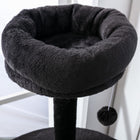 PawHut - Arbre à chat en peluche à plusieurs niveaux pour grand adulte, 60 po H - gris foncé-Couleur : gris foncé 