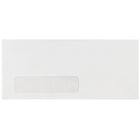 Jam Paper #10 Business Commercial Window Envelopes - 4 1/8" H x 9 1/2" W - White - 100 Pack-Color: White