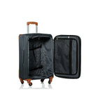 Champs Luggage Classic Collection 3-Piece Soft Side Set, Grey (C5010-Grey)-Expandable feature on 24" and 28" cases