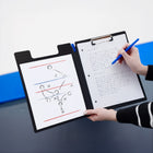 Hilroy Hockey Canada Proboard Clipboard - 9" W x 12" H - Black-Metal clip with rubber corners