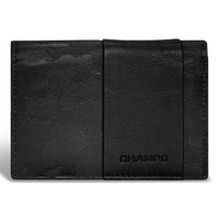 Champs - Porte-cartes en Cuir Camouflage - Noir-Étui à cartes en cuir dans une boîte cadeau