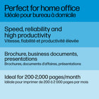 HP LaserJet M209dw Monochrome Printer-Built for Speed – quickly finish multipage print projects with the fastest in-class two-sided printing speed