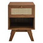 Modway Soma 1-Drawer Nightstand - Walnut-Assembly Required