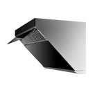 Fotile JQG7507 Slant Vent Series Range Hood - 30" - Black-Side-to-Side Extraction Coverage Up to 6 sq.ft