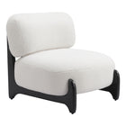 Zuo Bombo Accent Chair - White-Assembly required