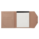 Gry Mattr Vegan Leather Padfolio - 9.45" × 11" - Pink-Includes a replaceable 8" W × 10.5" H notepad with FSC-certified paper