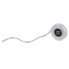 JAM Paper Double Faced Satin Ribbon - 3/8" W x 25 yd. - White-Quantity: Roll Sold Individually