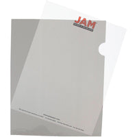 JAM Paper Plastic Sleeves - 9" x 12" - Smoke Grey - 12 Pack-Plastic Sleeves are great for holding, protecting, and organizing important documents, job tickets & orders, invoices and more!