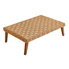 Modway - Thames Patio extérieur en osier Terrasse extérieure Rotin Table basse - Naturel-Arrivées requises 
