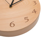 Decent Living Horloge murale en bois - Visage de chiffre - D220-Chronométrage précis et fiable