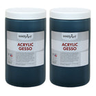 Handy Art Acrylic Gesso - Black - 32 oz - 2 Pack-An excellent quality student primer that dries to a flexible matte finish