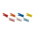 JAM Paper - Pinces à linge en bois - petites - 2 -5 cm - assorties - 40 pinces à linge/paquet-Ces pinces à vêtements sont fabriquées à partir de bois de haute qualité avec une finition lisse