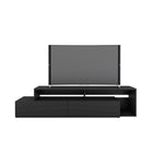 Nexera Tonik 72" TV Stand With 2 Drawers - Black-The 72-inch TV Stand is perfect for today's extra wide TV screens and will add a modern high-end style to your living room