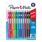 Paper Mate InkJoy 300 Retractable Ballpoint Pens - 1.0mm - Assorted Colours - 24 Pack-Revolutionary InkJoy™ writing system gives you the best in effortless writing