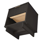 Manhattan Comfort Granville 18.11" Modern 1-Drawer Nightstand - Dark Grey-10