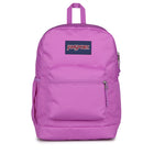 Jansport Crosstown Plus Backpack - 26 L - Digital Fuchsia-Main compartment with zipper closure