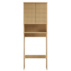 Modway Render Over the Toilet Bathroom Storage Cabinet - Oak-Assembly Required